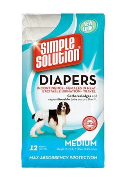 Simple Solution Dog Disposable Diaper Medium